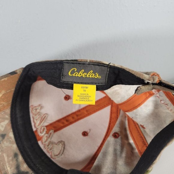 Cabelas Hat Camo Camouflage Strapback - Picture 5 of 5